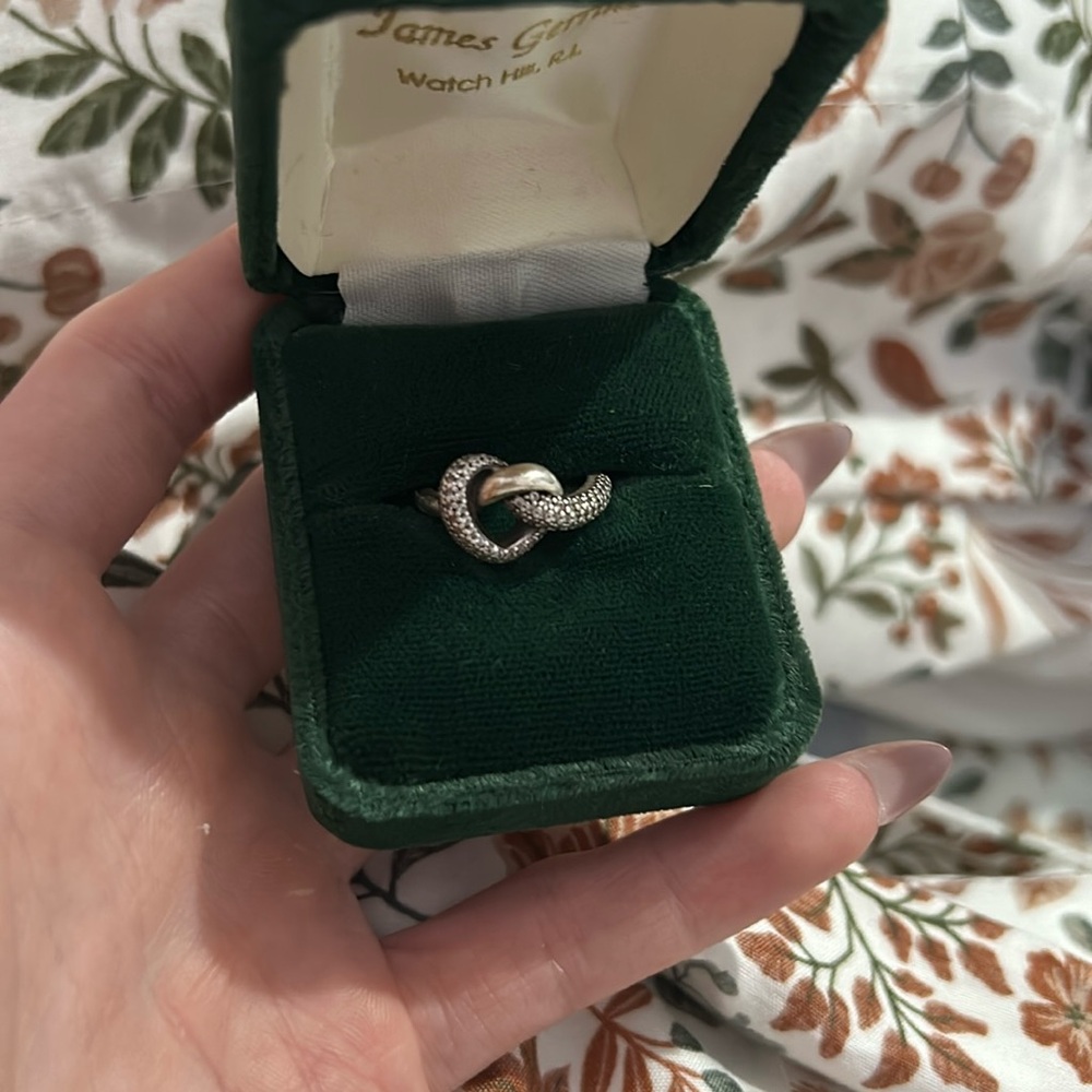 Gently used Pandora heart ring size 6